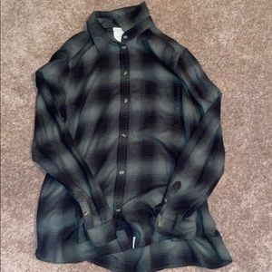Green and Black Flannel